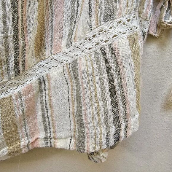 Lauren Conrad Off the Shoulder Cotton Top Size XL - Picture 4 of 6